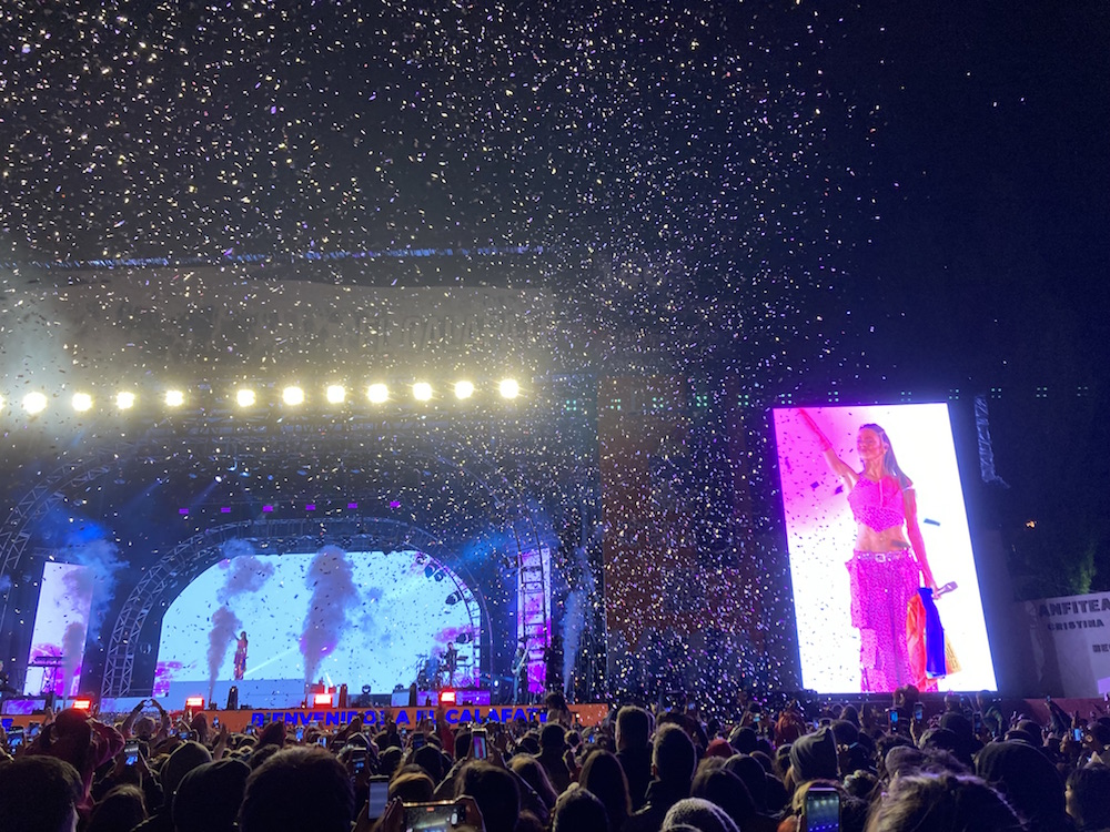 Tini concert, El Calafate